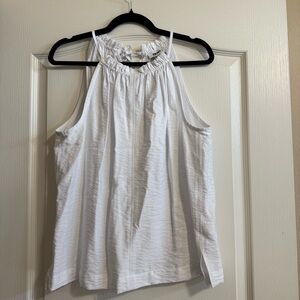DKNY white tank large NWT - perfect for BSB at the Sphere